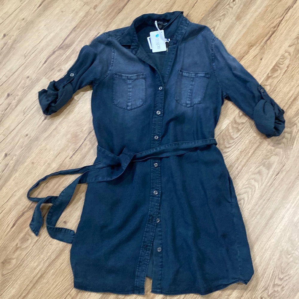 Denim style dress NWT size XS